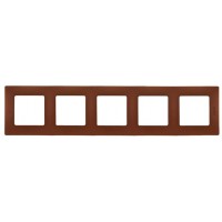 Рамка 5 постов Etika какао Legrand 672575